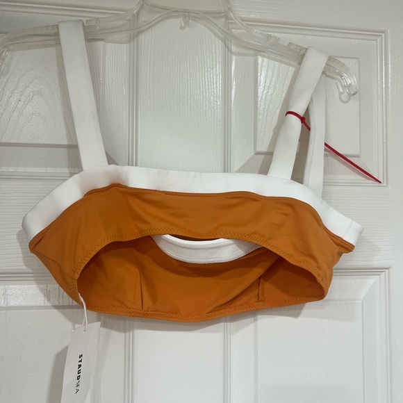 NEW STAUD Sea Liv orange bikini top - Picture 6 of 6